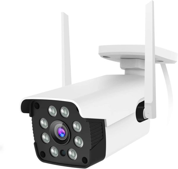 WiFi Surveillance Camera for Home Security, with Night Vision, 8X Digital Zoom, A.I. Motion Detection
